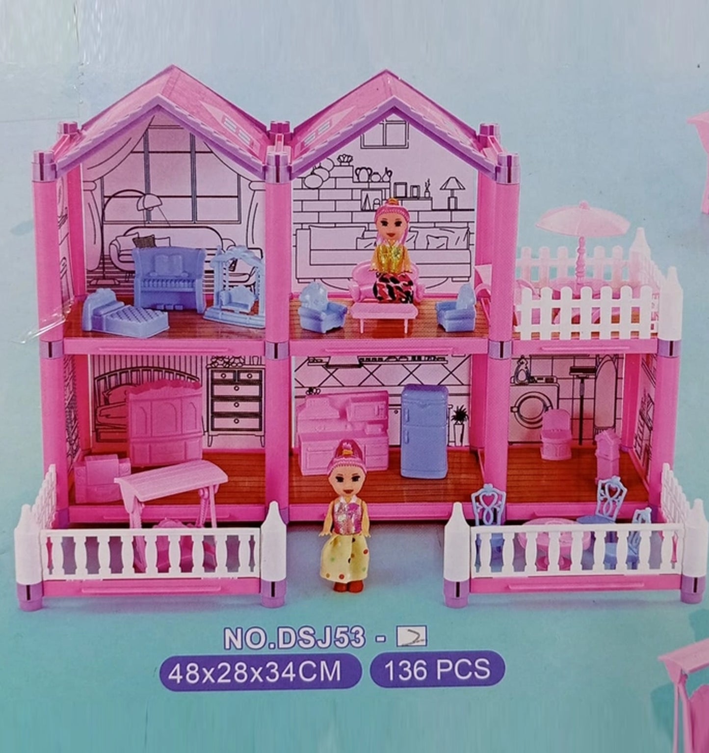 DreamVilla - Villa Dollhouse Playset Ⓢ