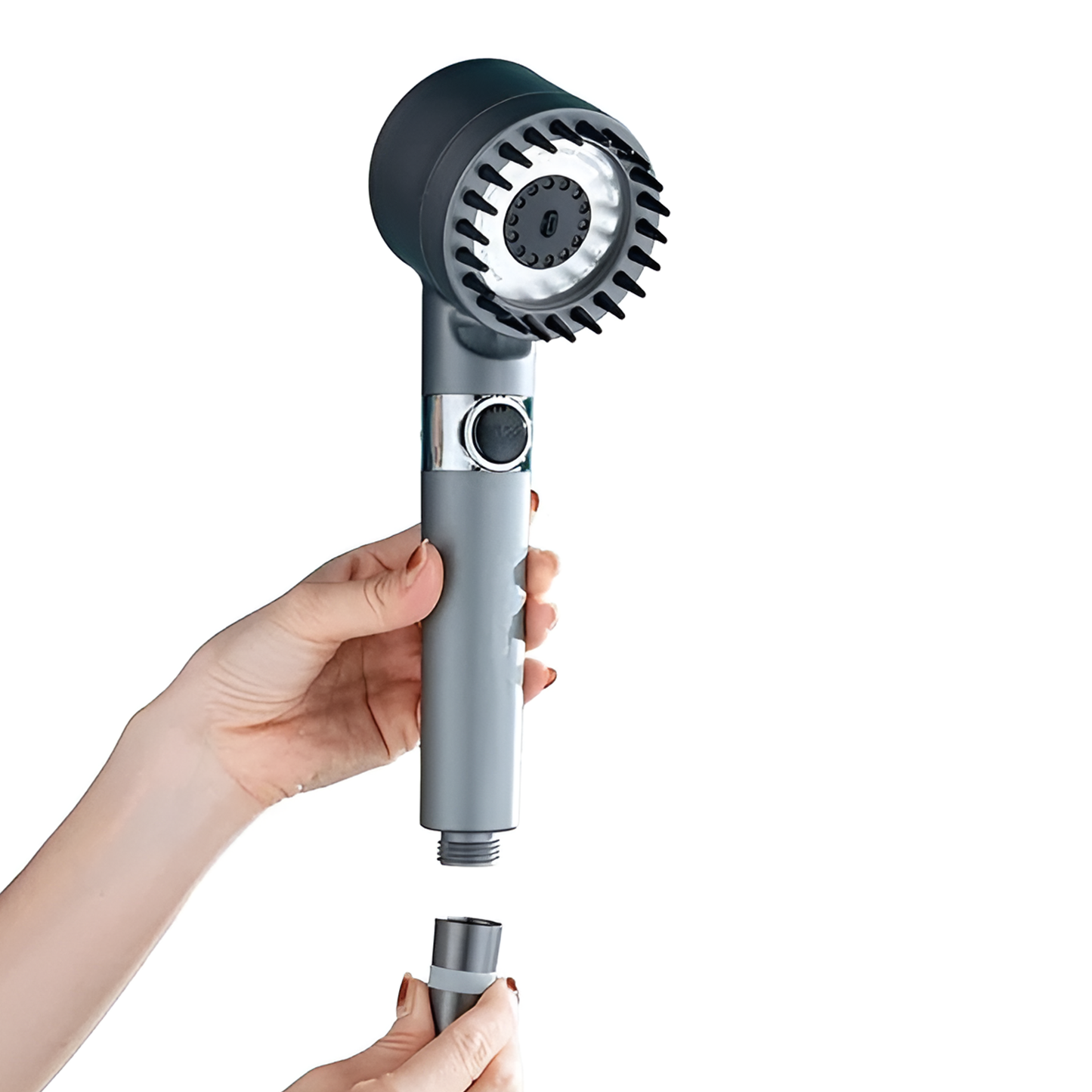 3-Mode High-Pressure Shower Head | Hair Dryer Design with Filter Sponge