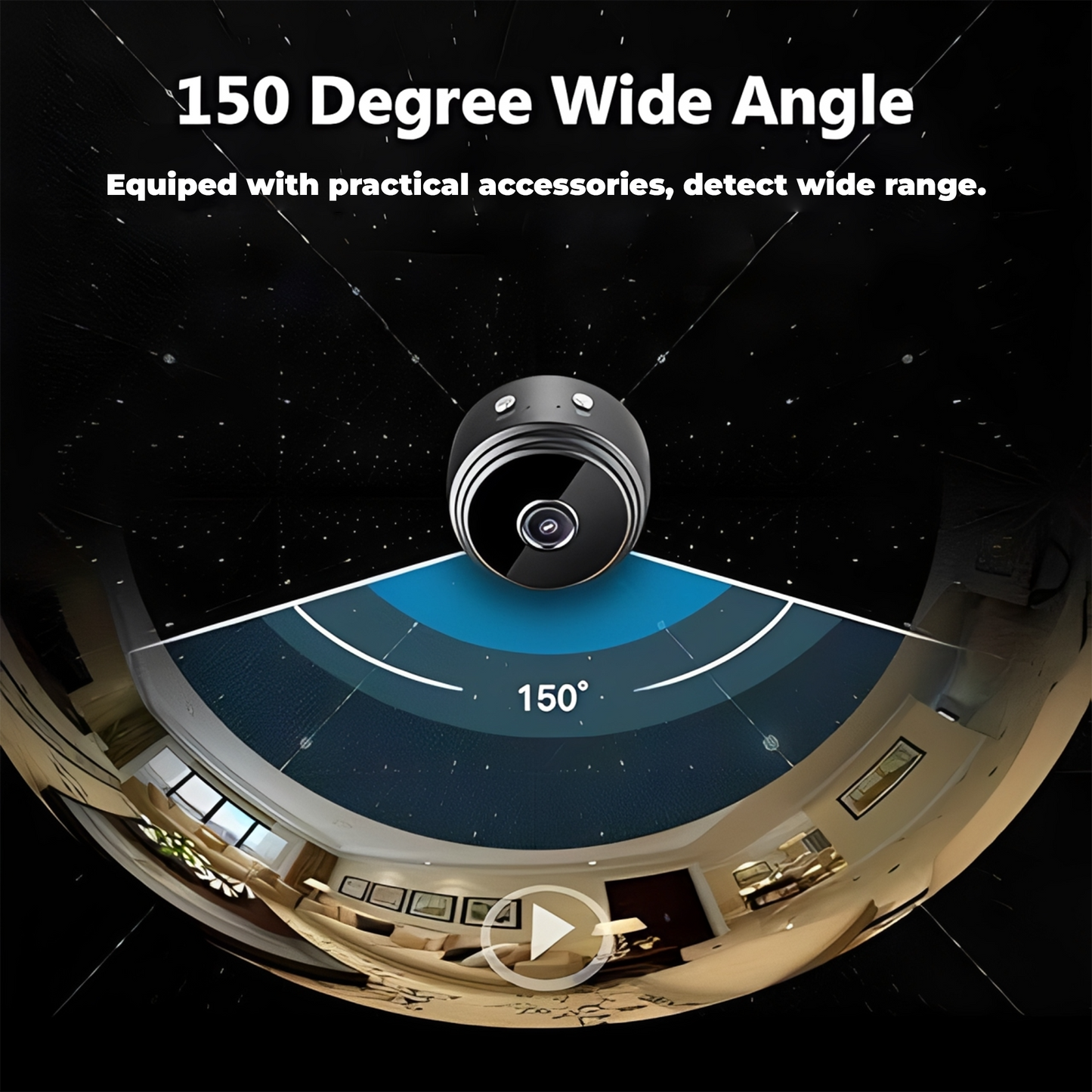 A9 Mini Wireless Security Camera – 1080P HD | Night Vision | Wi-Fi | Motion Detection