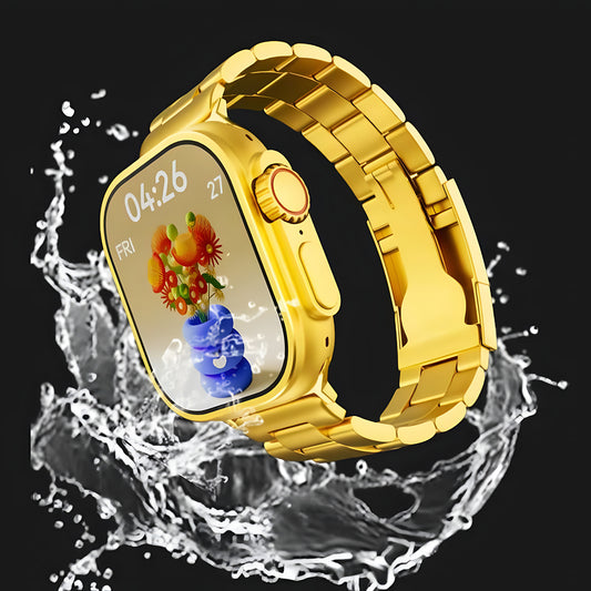 Gold Ultra Smart Watch – Metal Strap Edition