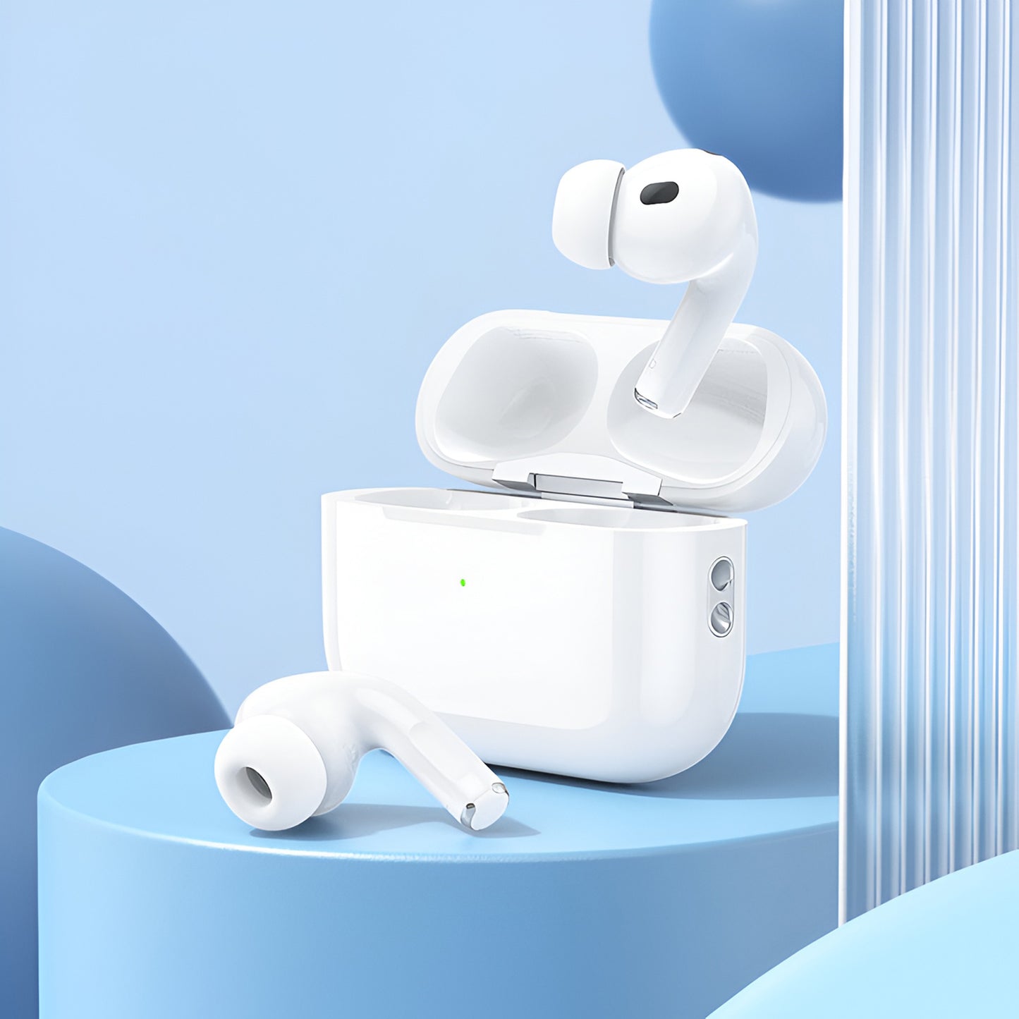 EW51 True Wireless ANC Noise Reduction Bluetooth Headset White Color