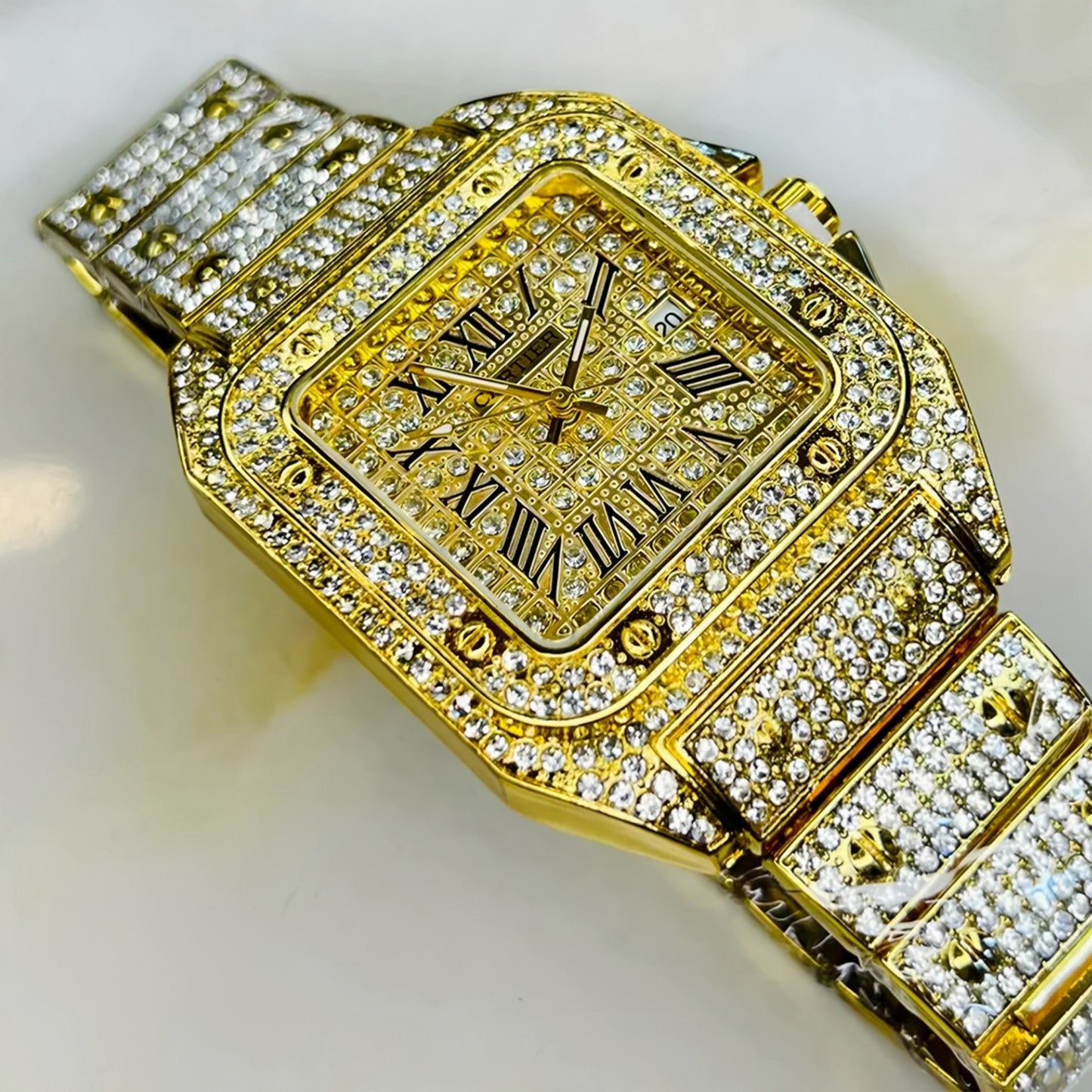 Women's Elegant Gold-Tone Wrist Watch