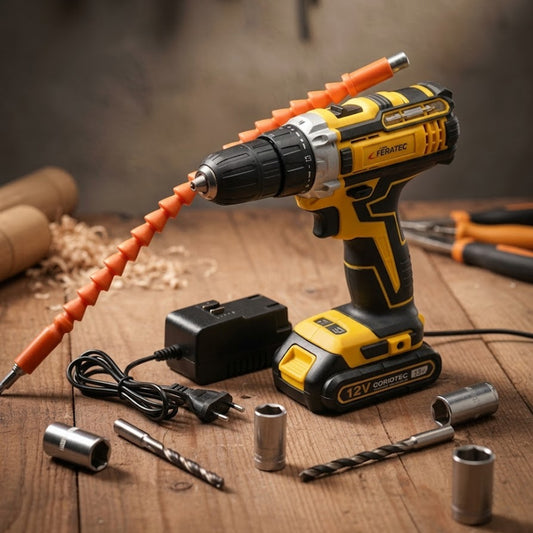 Cordless Rechargeable Drill Machine – 36-Piece Complete Tool Kit