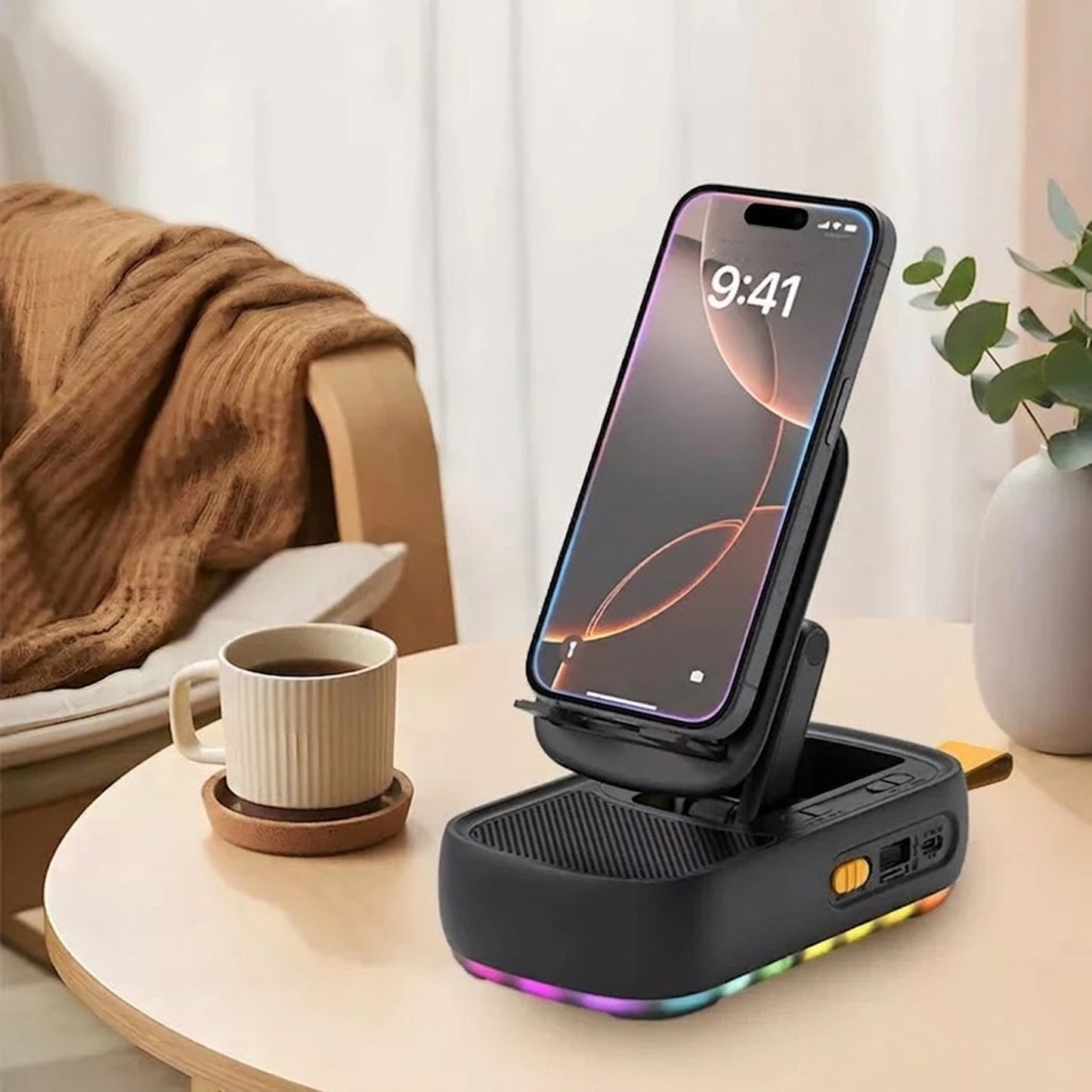 Mobile Holder With Speaker (F15)