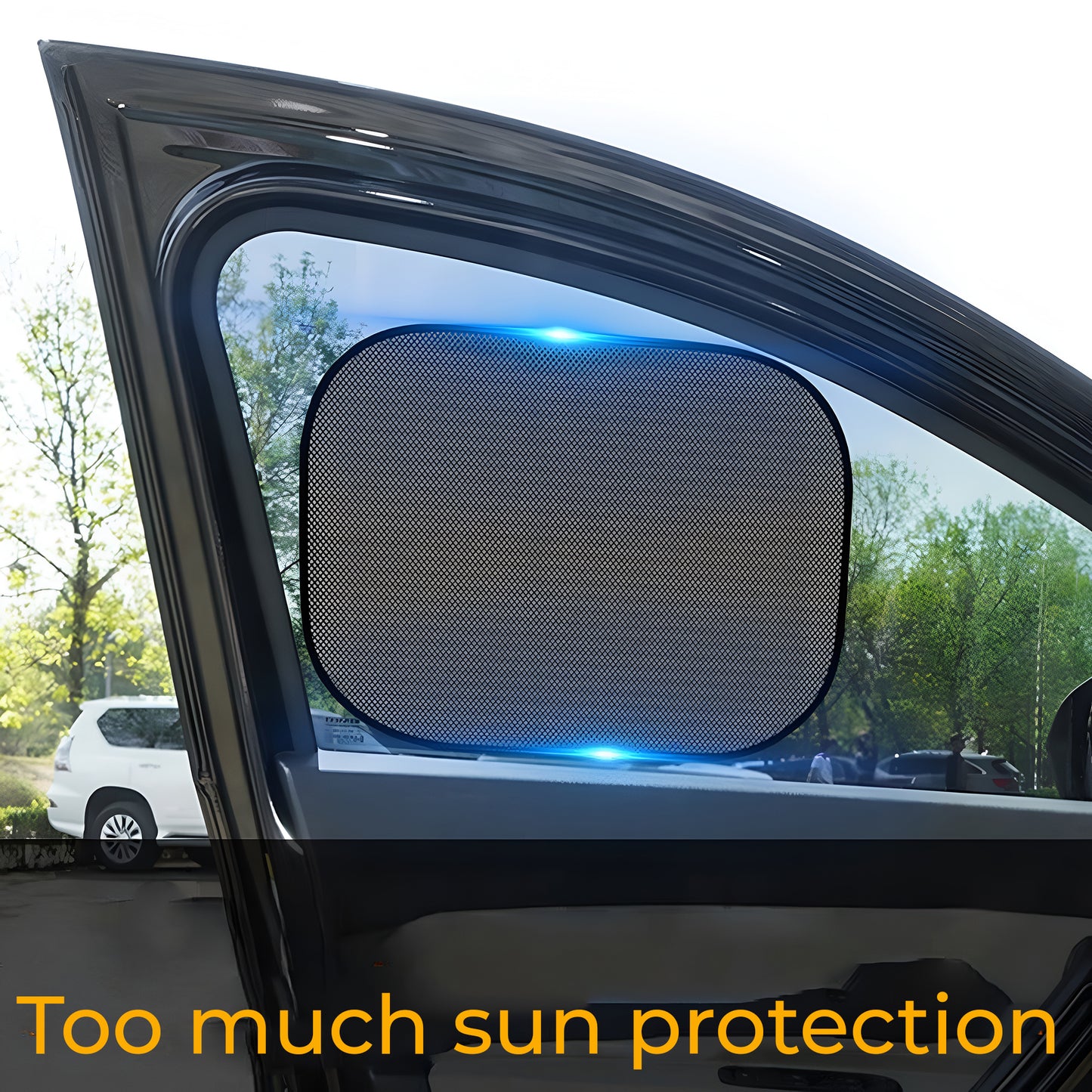 Car Sunshade with Electrostatic Barrier – 4-Pack