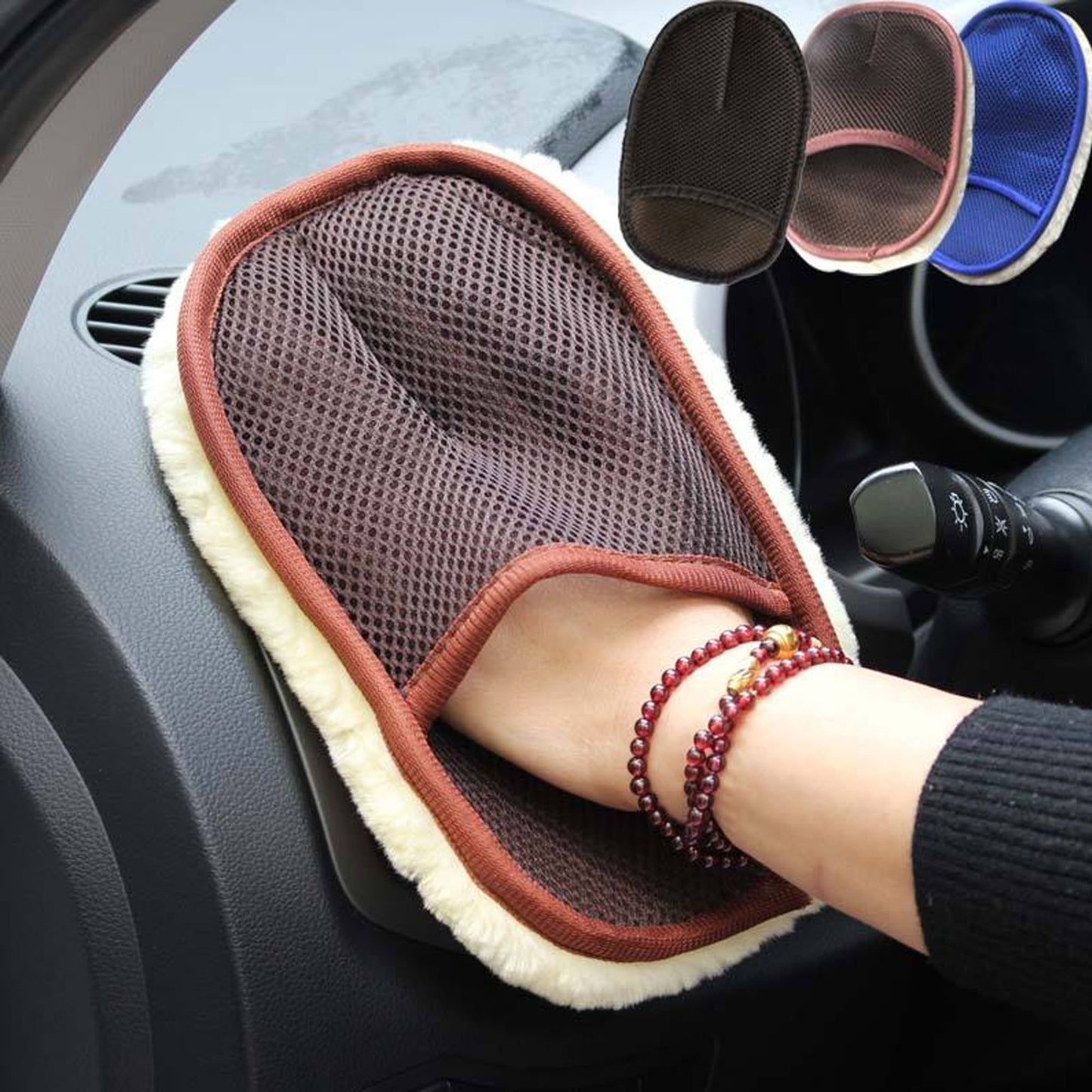 Soft Hair Car Wash Gloves for Car