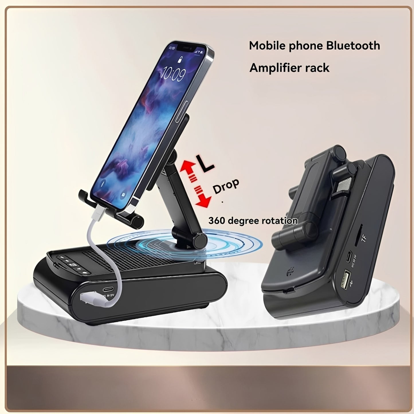 Mobile Holder With Speaker (F15)