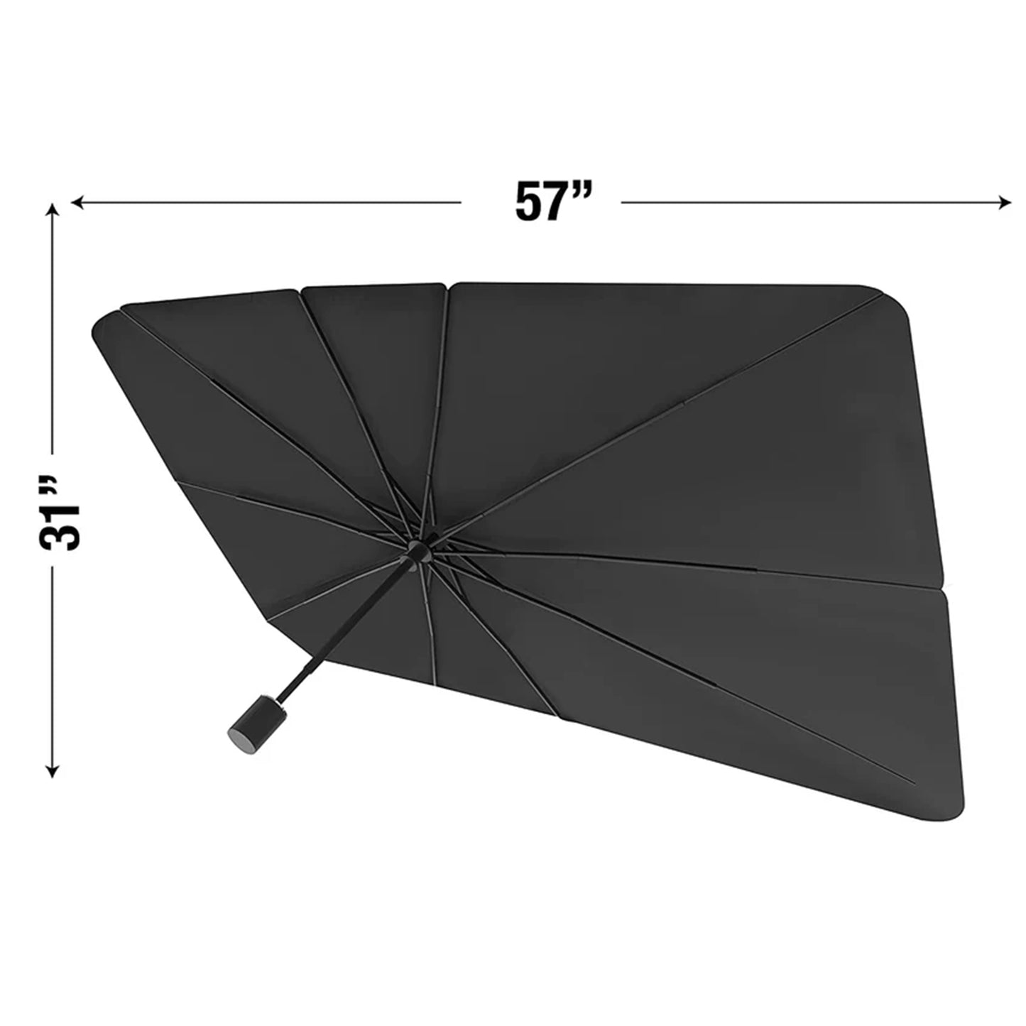 Car Windshield Sun Shade - Foldable UV Protection Screen