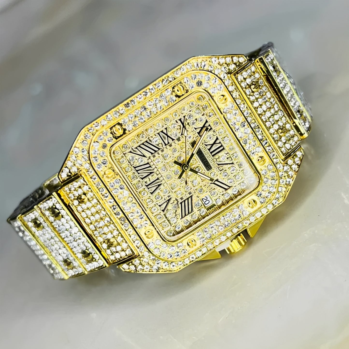 Women's Elegant Gold-Tone Wrist Watch