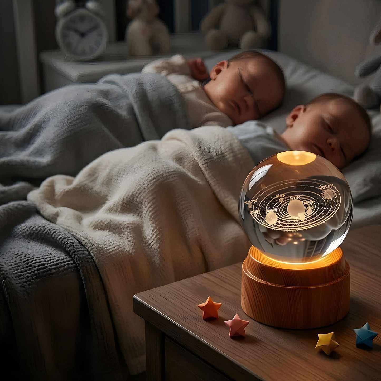 Crystal Ball Night Light – LED Decorative Lamp