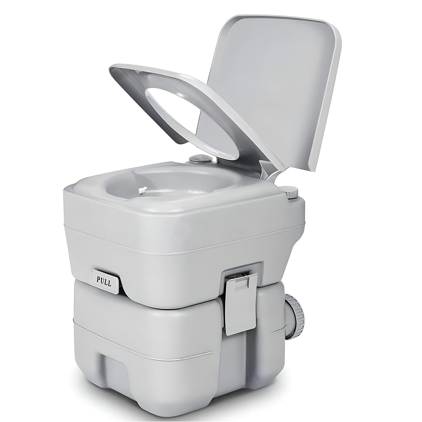 Portable Camping Toilet – Dual Tank with Manual Flush | 16x16x14 inch