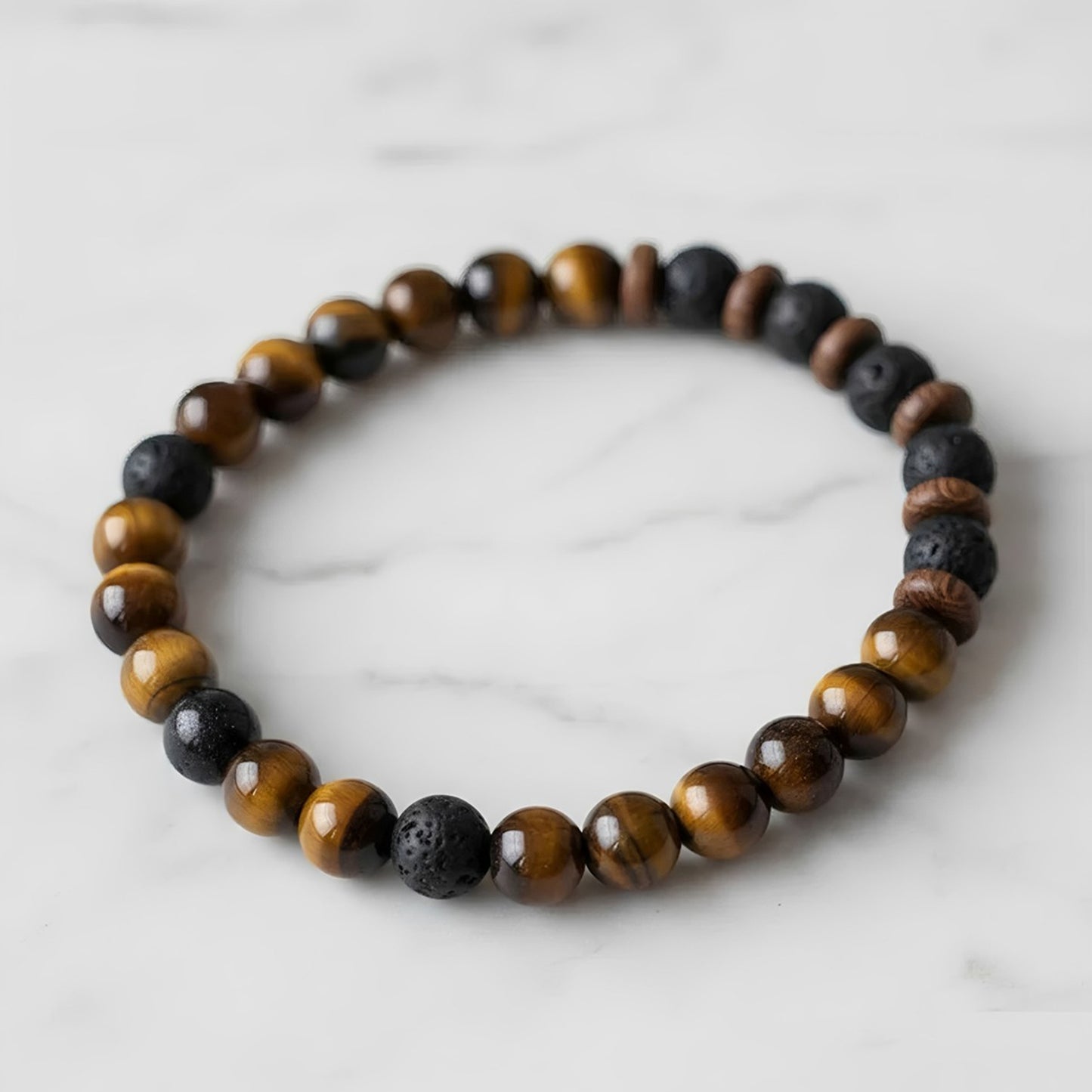 Natural Stone Beaded Bracelet