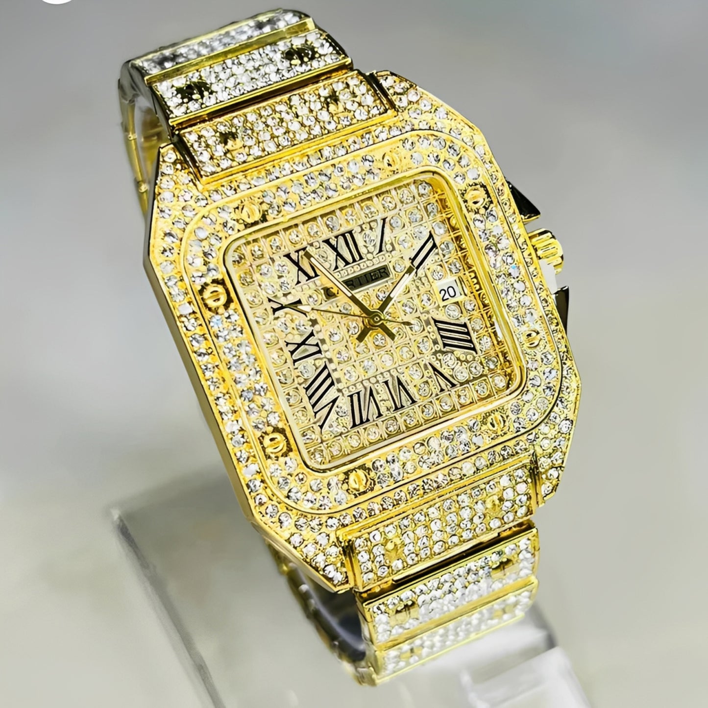 Women's Elegant Gold-Tone Wrist Watch