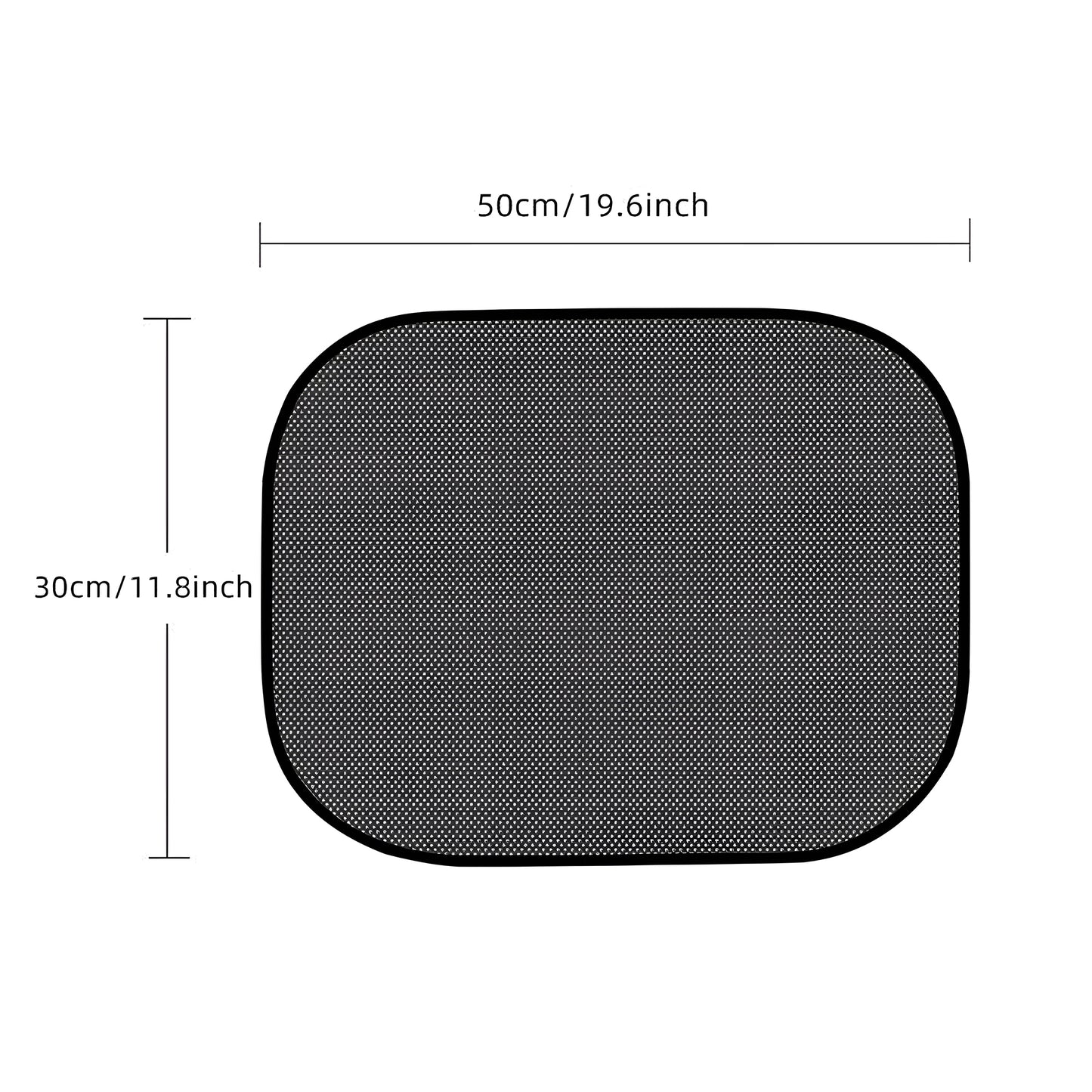 Car Sunshade with Electrostatic Barrier – 4-Pack