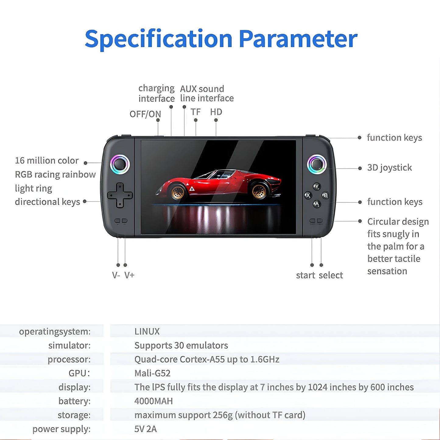SJGAM M27 Handheld Game Console