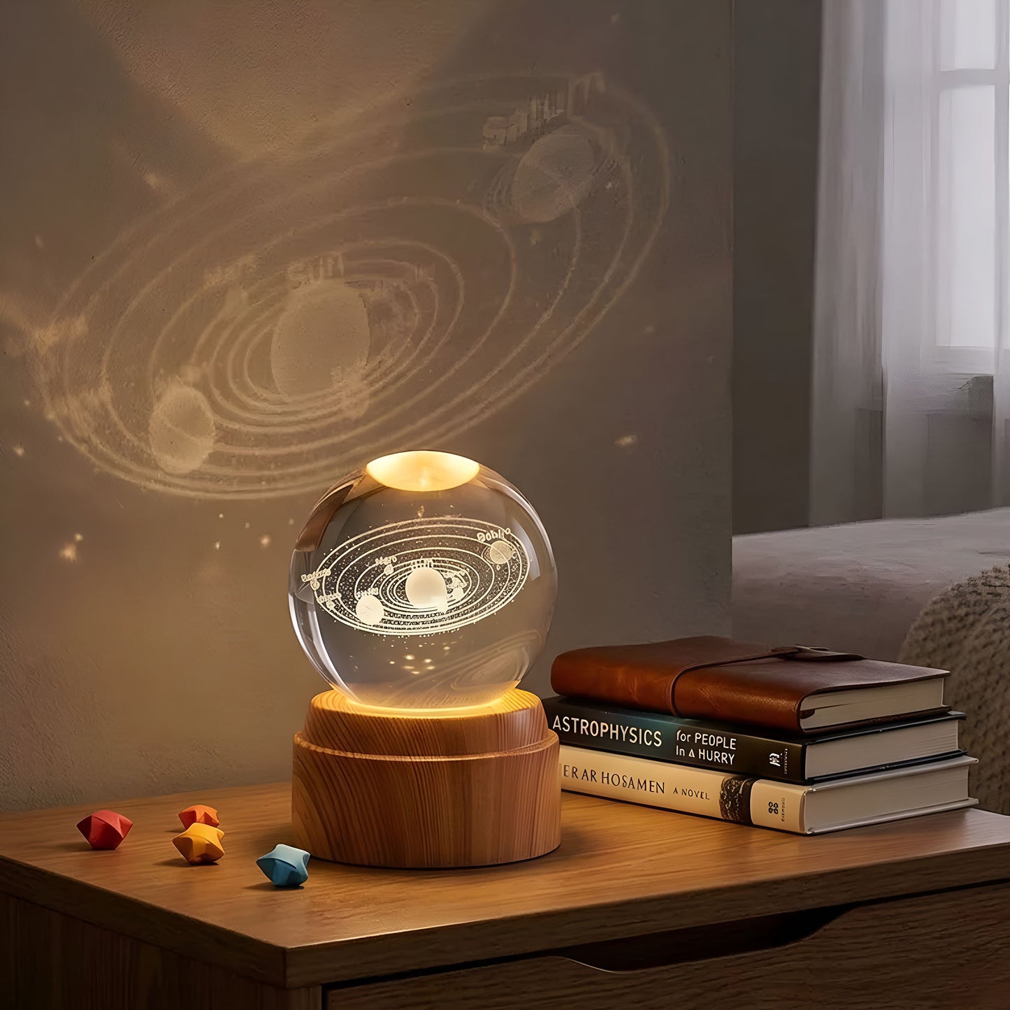 Crystal Ball Night Light – LED Decorative Lamp