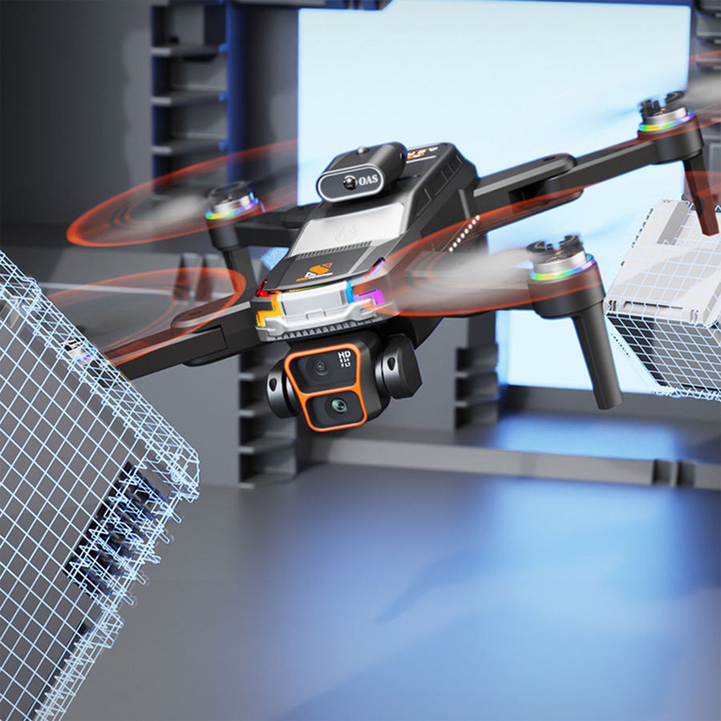 JS39P Intelligent Aerial Drone with Remote Control Screen