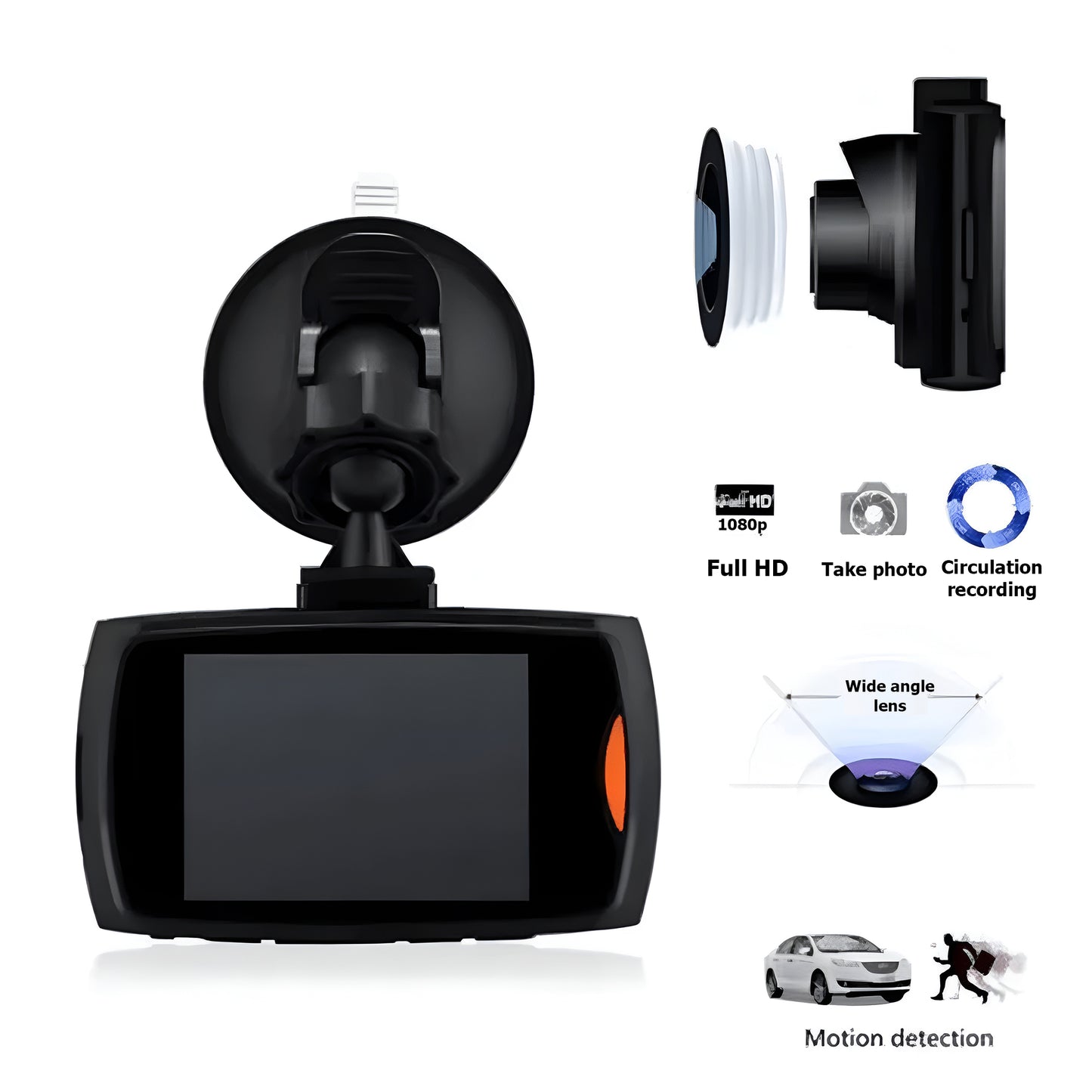 Car Dash Camera HD 5.0 MP DVR with Night Vision