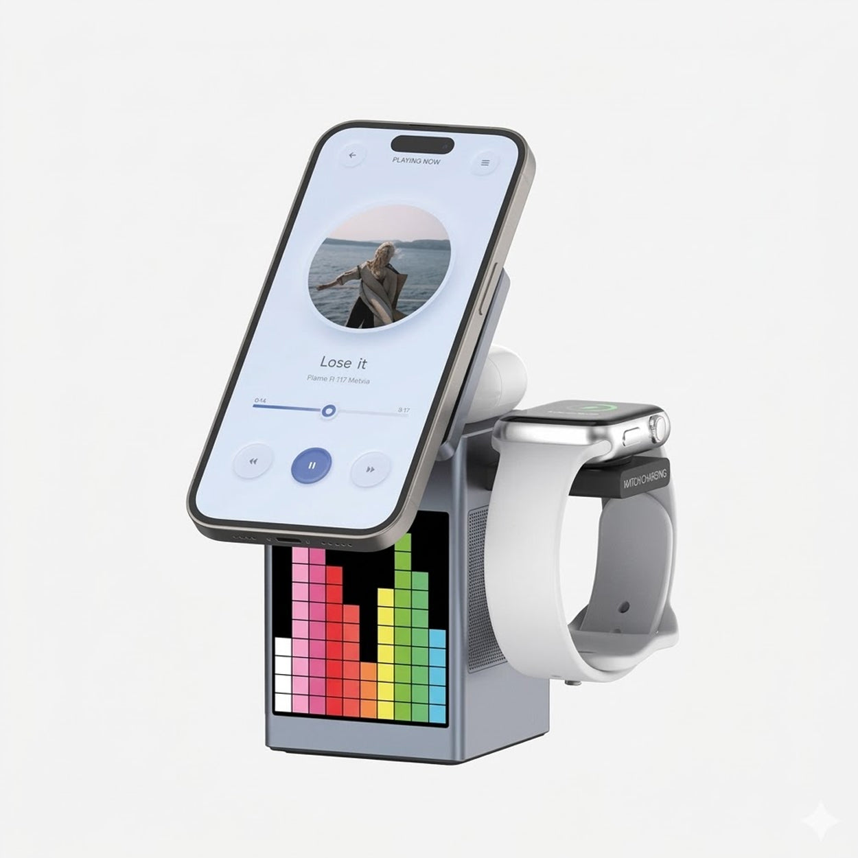 Bluetooth Speaker with Wireless Charger ©