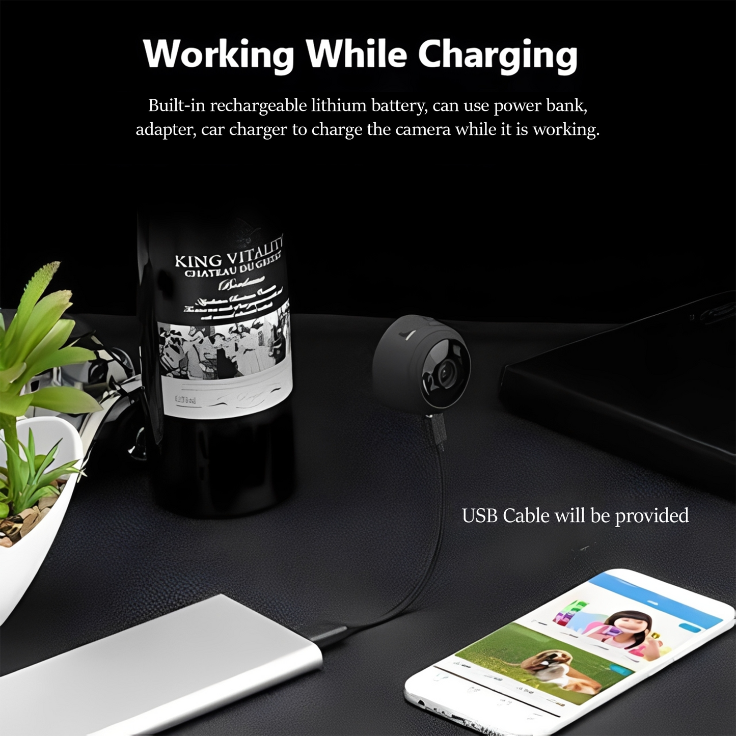 A9 Mini Wireless Security Camera – 1080P HD | Night Vision | Wi-Fi | Motion Detection