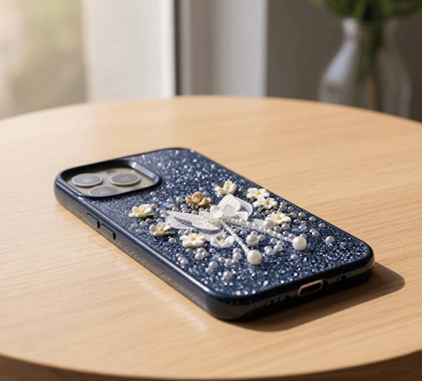 Luxury 3D Glitter Butterfly Phone iPhone Case